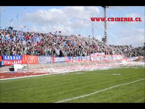 "Banda Azulgrana - Octubre 2011 (vs vial)" Barra: Banda Azulgrana &bull; Club: Deportes Iberia