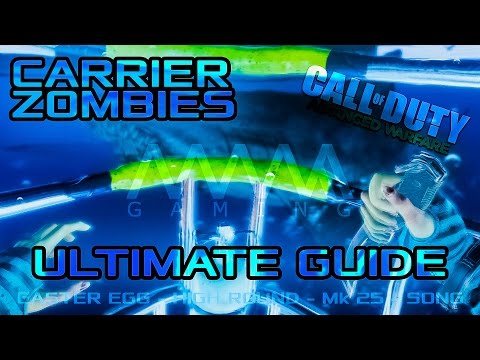 CARRIER ZOMBIES COMPLETE EASTER EGG (FLOTSAM & JETSAM) + HIGH ROUND + Mk25 + SONG