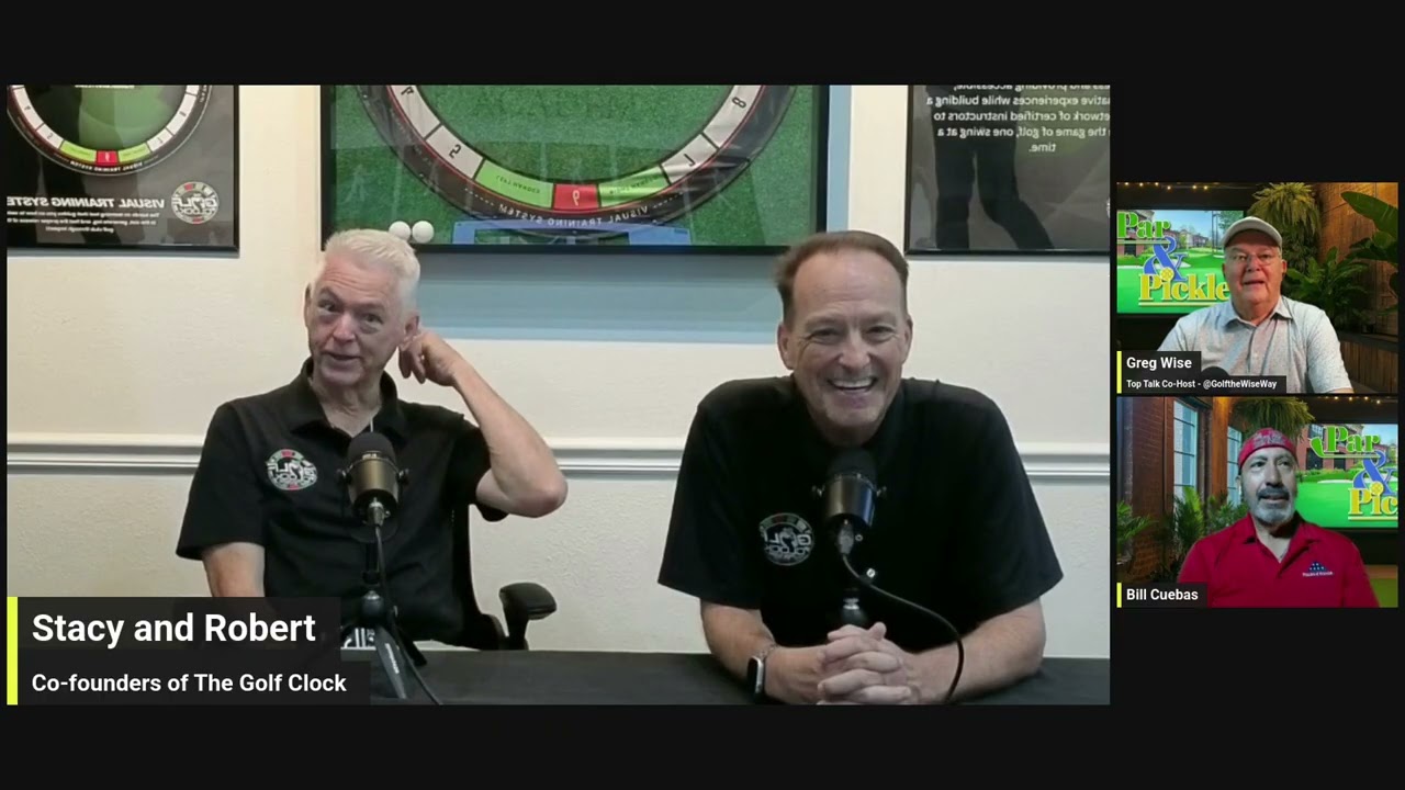 Robert Propper and Stacy Keisler on the Ignite Golf Network podcast discussing The Golf Clock Visual Training System