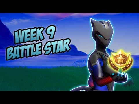 Season 8, Week 9 *SECRET* Battle Star Location! (Free Tier) - Fortnite Battle Royale