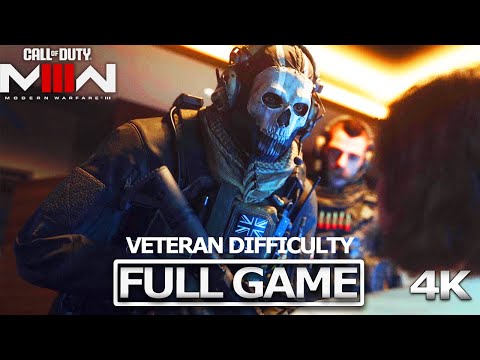 MODERN WARFARE 3 VETERAN Difficulty Full Gameplay Walkthrough / No Commentary【FULL GAME】4K Ultra HD