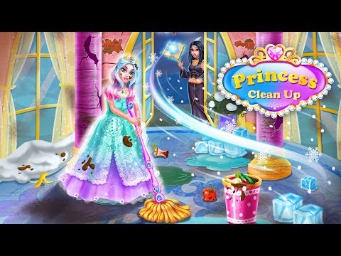 Princess Home Girls Cleaning – Home Clean up Games Video