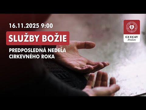 Služby Božie | Predposledná nedeľa cirk. roka | 16.11.2025 9:00