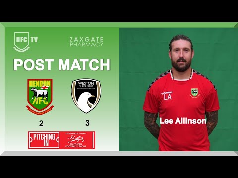 Lee Allinson post match v WESTON-SUPER-MARE - 18 February 2023