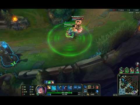 Sona (Me)/ Jhin vs Tristana / Nami Bot - S7 Patch 7.2 - Ranked Gameplay