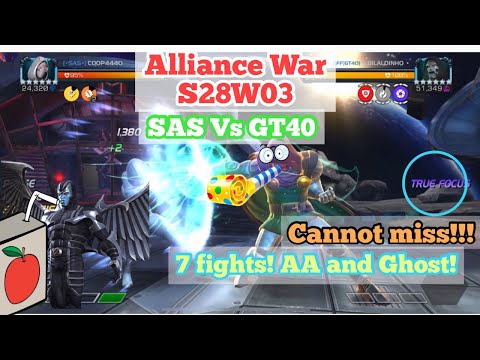 Alliance War S28W03 | SAS vs GT40 | Got them sweating!!