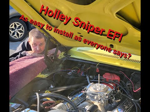 Holley Sniper EFI on the 72 Nova Part 1 Ep 49
