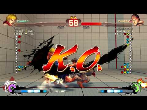 ◢ geyama ( Ken ) vs bobby_syoryuken ( Ryu ) - USF4 PC 1080p ◣