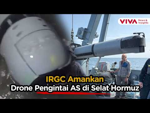 Iran Klaim Berhasil Tangkap Drone Mata Mata AS di Hormuz