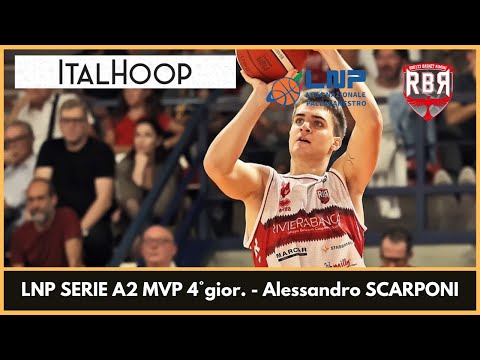 LNP Serie A2 MVP 4° giornata - Alessandro Scarponi