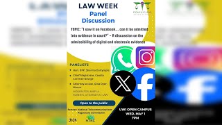 Dominica Bar Association - Law Week - Panel Discussion