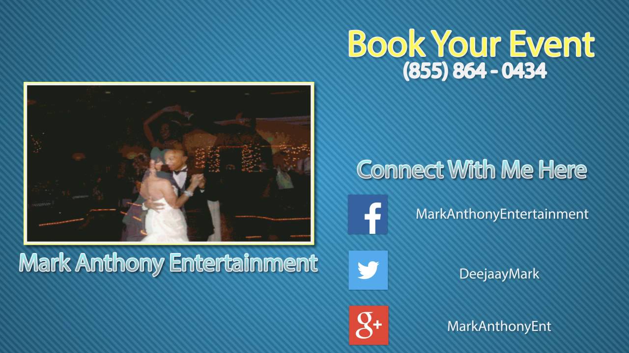 Promotional video thumbnail 1 for Mark Anthony Entertainment