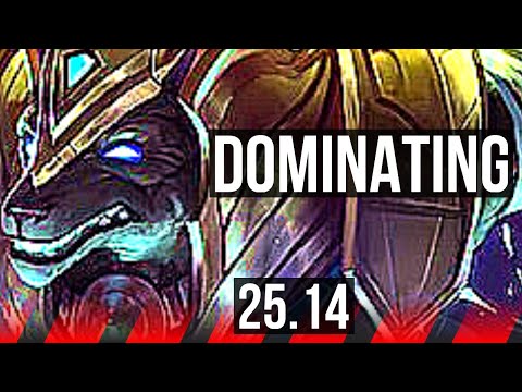 NASUS vs RIVEN (TOP) | 6/0/9, Dominating | EUW Master | 25.14
