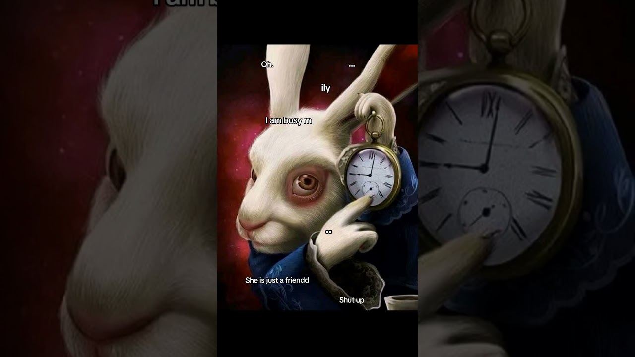 Rabbit clock meme, Stay woke, your time will be up too