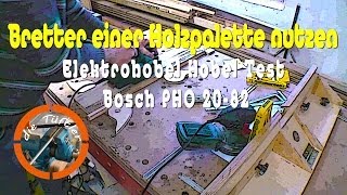 Elektrohobel Hobel Test Bosch PHO 20-82