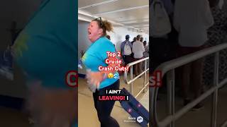 Top 2 Cruise Crash Outs Disembarkation Day #travel #royalcaribbean #cruise