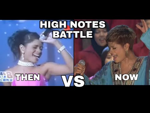 Jaclyn Victor High Notes Battle Then VS Now (note by note) HD
