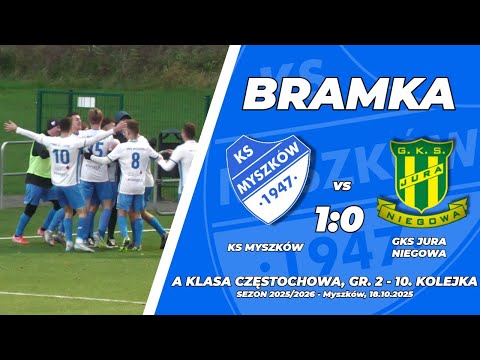 10. kolejka A KLASA 2025/26: KS Myszków - GKS Jura Niegowa 1:0