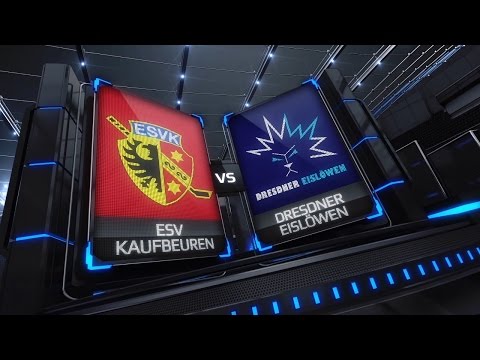 DEL2 Highlights - Playoffs VF Spiel 2 | ESV Kaufbeuren vs. Dresdner Eislöwen