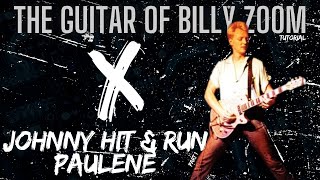 X - Johnny Hit & Run Paulene Guitar Tutorial Part 1. (Billy Zoom) #guitarlessons