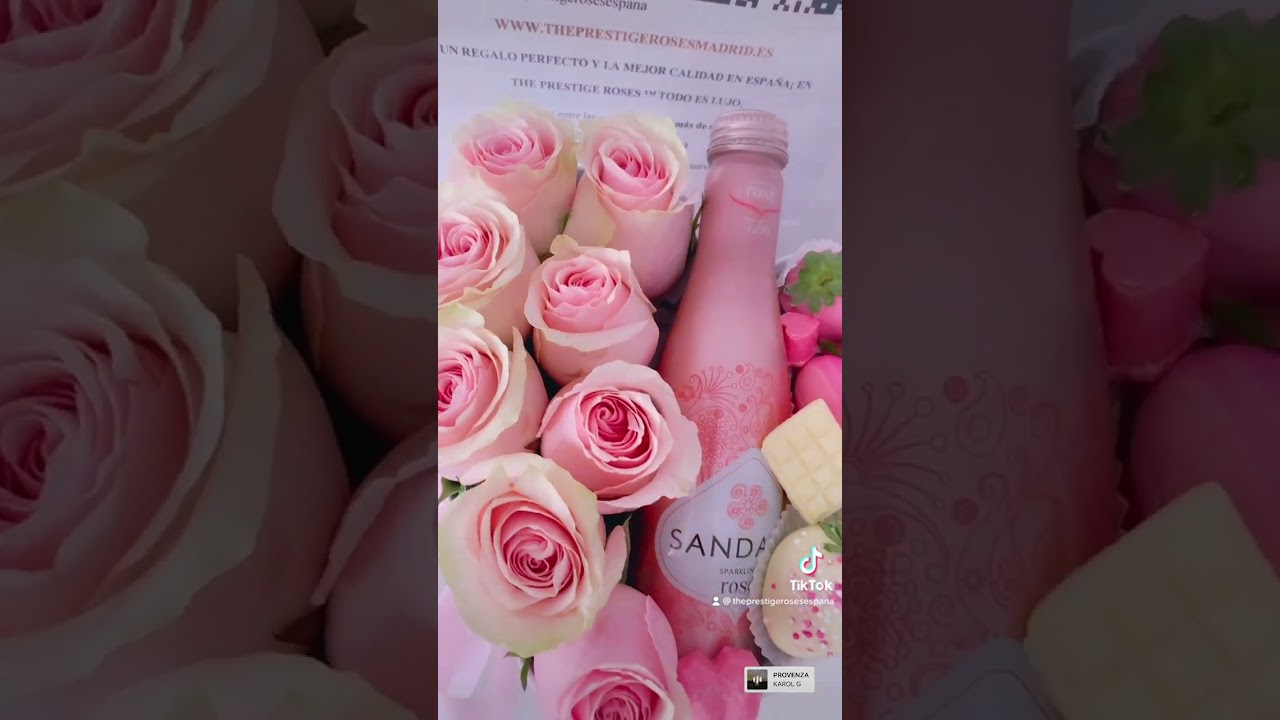 The Prestige Roses España Caja Corazon de rosas frescas y fresas bañadas en chocolate