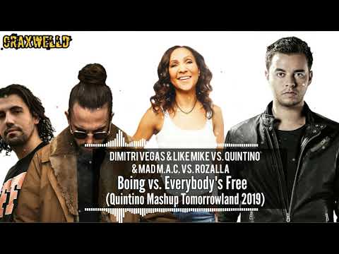 Boing vs. Everybody's Free (Quintino Mashup Tomorrowland 2019) HQ