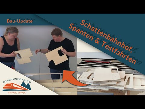 Bau-update von meinem #Schattenbahnhof, #Spanten & Testfahrten - #Modelleisenbahn #RichardsMoba
