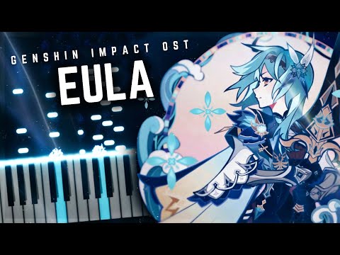 Dance of Aphros (Eula: Flickering Candlelight) | Genshin Impact Piano Cover [SYNTHESIA] + Sheets!