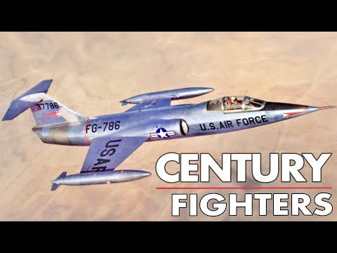 the Century Fighters. the legendary 100 series of US fighter aircraft