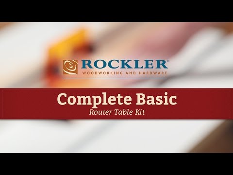 Rockler's Complete Basic Router Table