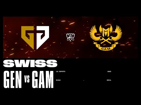 GEN vs. GAM - Game 1 | Swiss Stage | 2023 Worlds | Gen.G vs GAM Esports (2023)