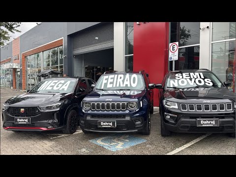 JEEP MEGA FEIRÃO ÚLTIMO DIA SEMI NOVOS R$15.000 ABAIXO DA FIPE COMPASS RENEGADE FASTBACK FORD KA