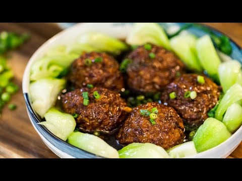 "Red Braised Lions Head" Meatball Recipe