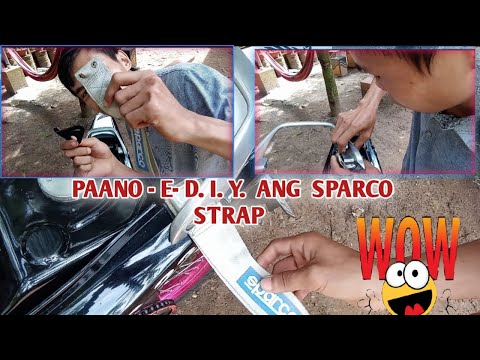 Installing Sparco Strap in RS125fi | Super dali lang!!!