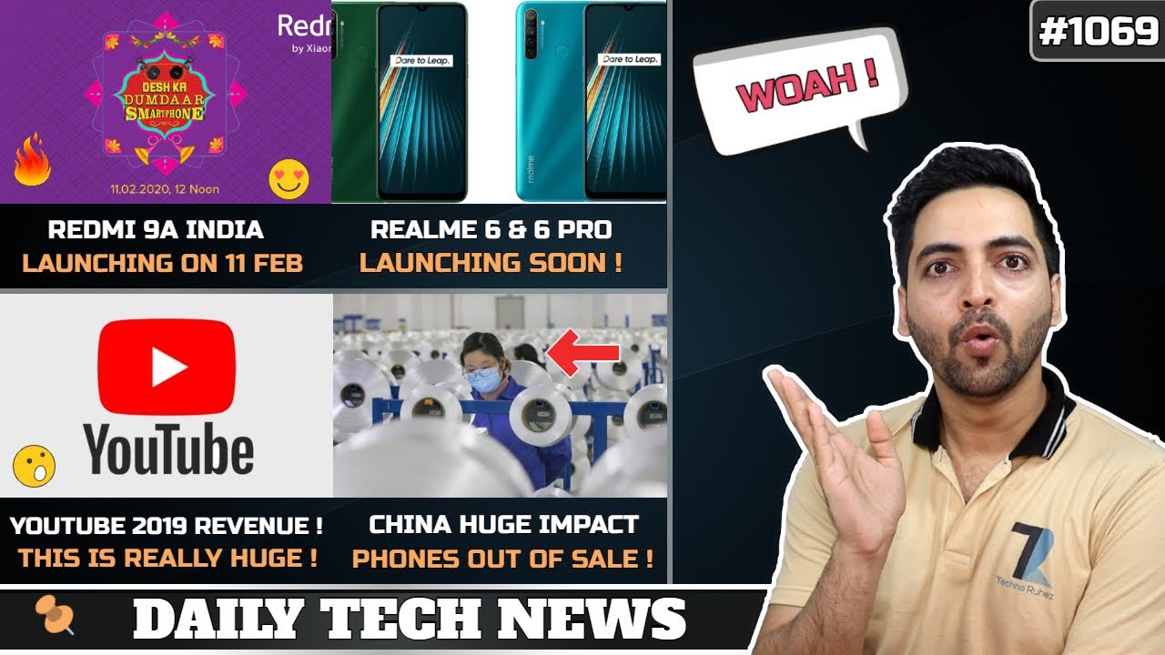 Redmi 9A 11th Feb India,Realme 6 & 6 Pro Launch,Huge Sale Impact,POCO Sales Issue,YouTube Revenue