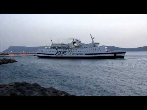 VITSENTZOS KORNAROS arrival maneuver at Kissamos. 6/4/2013.