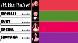 Glee - At the Ballet | Line Distribution + Lyrics