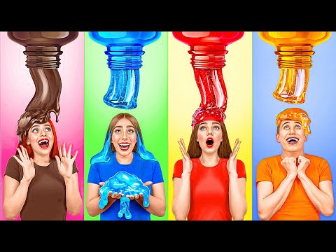 Gummy Food, Real Food vs Chocolate Food Challenge | Edible Battle by Trend DO Challenge