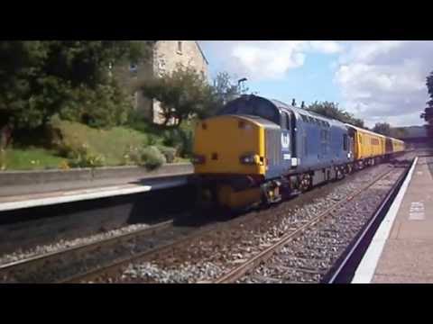 DRS CLASS 37's no's: 37069-37608 @ Oldfield Park {1Q05} 08/09/2016.