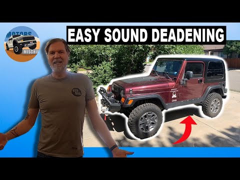 Quiet Down Your Jeep Wrangler the Easy Way - TJ Boom Mat Install