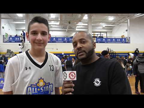 CYBL All-Star Weekend: Grade 8 Team White All-Star MVP Jovan Milicevic & Drew Ebanks