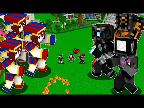 EPIC Minecraft Showdown: Clyde vs POMNI vs SKIBIDI