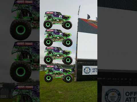 Launching 10,000 Monster Truck Toys [WORLD RECORD STUNT] 🏆 #Shorts