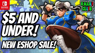 AMAZING NEW Nintendo Switch Eshop Sale! TONS of $5 Or Less Deals!!!