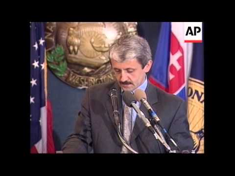 Slovakia supports missile defence during Washington trip