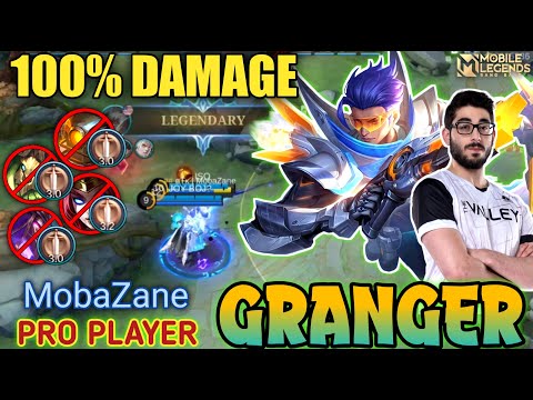 89% WINRATE , DEADLY MARKSMAN JUNGLER by MobaZane , Top Global Granger Gameplay - Mobile Legends