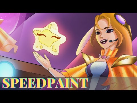 [Speedpaint] Space Groove Seraphine Splash Art