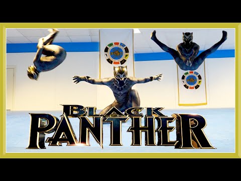 BLACK PANTHER Training In Real Life | Parkour, Kicks & Flips