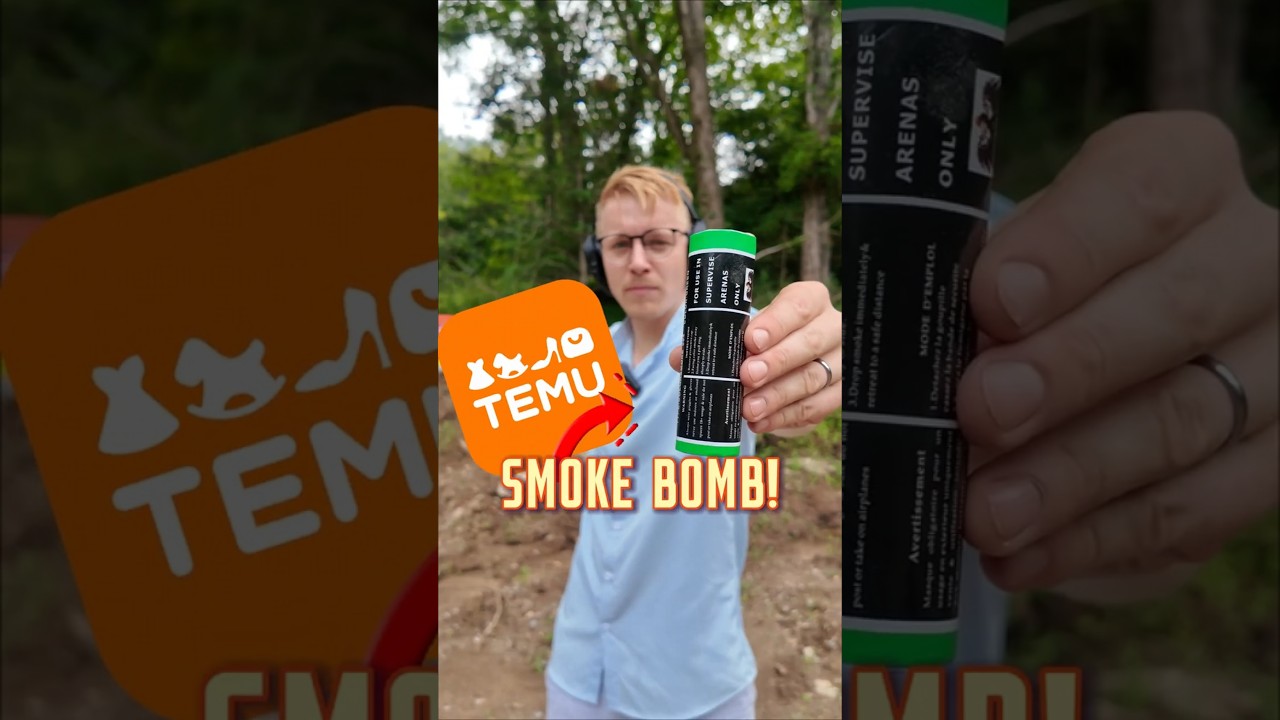 I Bought A Smoke Bomb From TEMU!
