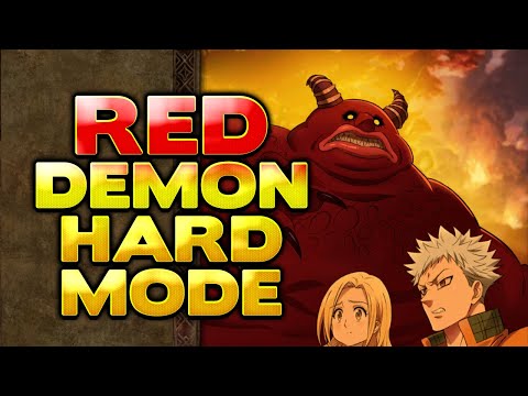 Seven Deadly Sins: Grand Cross | Death Match Red Demon Hard Mode!